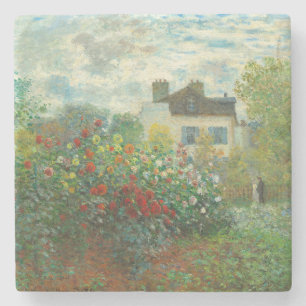 Posavasos De Piedra Jardín de artistas monet en pintura argentina
