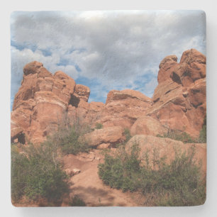 Posavasos De Piedra Jardín de los dioses en la montaña rusa de la Pl