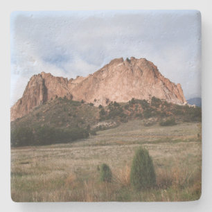Posavasos De Piedra Jardín de los dioses en la montaña rusa de la Plaz
