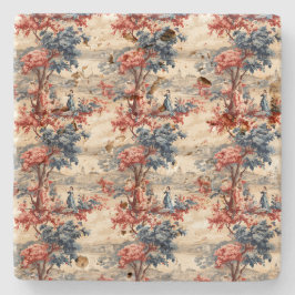 Posavasos De Piedra Jardín Toile Americana 