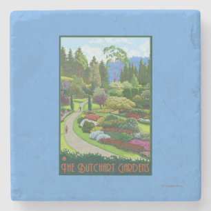 Posavasos De Piedra Jardines de Butchart - bahía de Brentwood