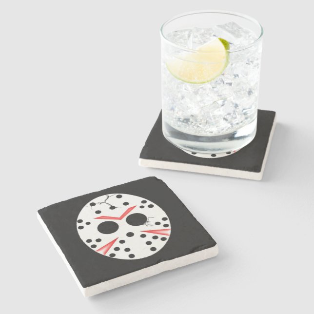 Posavasos De Piedra Jason Viernes el 13 (Lateral)