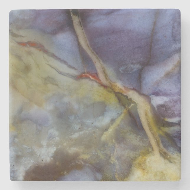 Posavasos De Piedra Jasper violeta (Anverso)