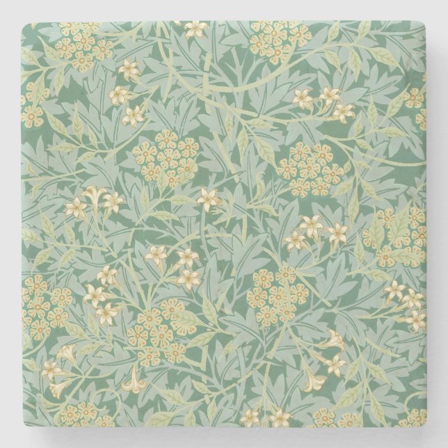 Posavasos De Piedra Jazmín de William Morris (Anverso)