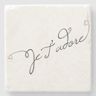 Posavasos De Piedra Je T adore