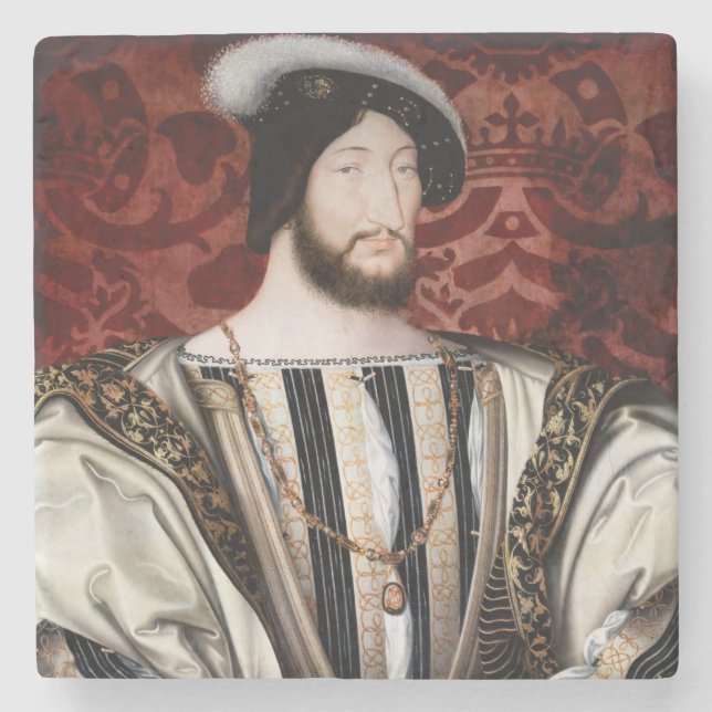 Posavasos De Piedra Jean Clouet - Francois I, Rey de Francia (Anverso)