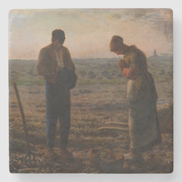 Posavasos De Piedra Jean-Francois Millet - The Angelus