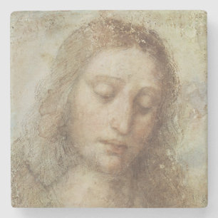 Posavasos De Piedra Jefe de Cristo (Cristianismo) (Leonardo da Vinci)