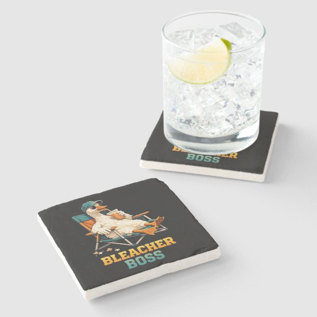 Posavasos De Piedra Jefe de Gradas de Ganso (Lateral)