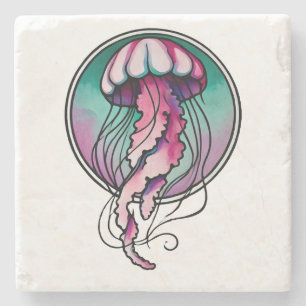 Posavasos De Piedra Jellyfish