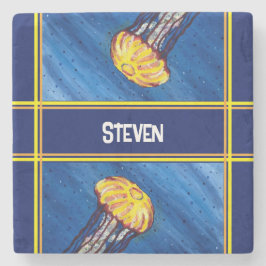 Posavasos De Piedra Jellyfish personalizado