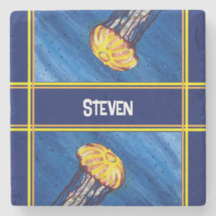 Posavasos De Piedra Jellyfish personalizado