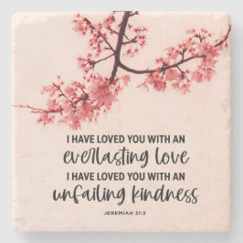 Posavasos De Piedra Jeremías 31:3 Te He Querido Biblia Verse