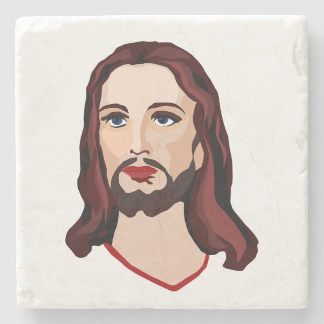 POSAVASOS DE PIEDRA JESUS CHRIST (Anverso)