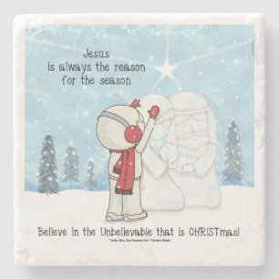 Posavasos De Piedra Jesús es la razón de la temporada