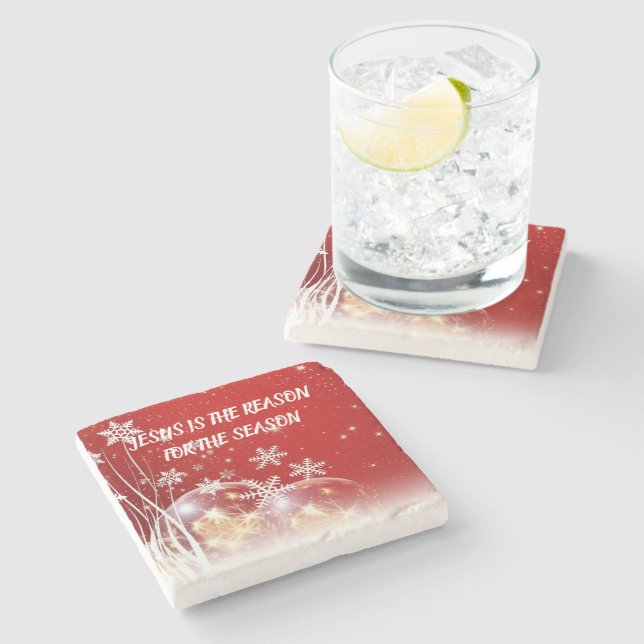 Posavasos De Piedra Jesús Es La Razón Por La Que La Pascua Esparce (Lateral)