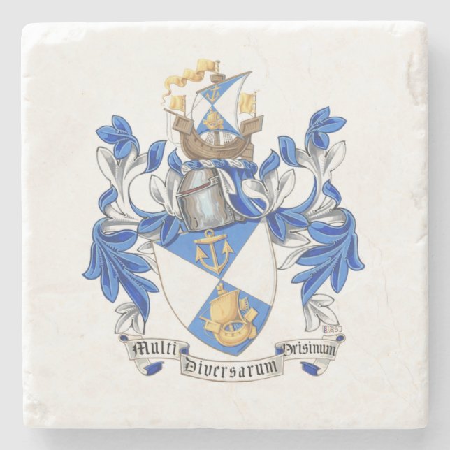 Posavasos De Piedra JFN Marble Stone Coaster (Anverso)