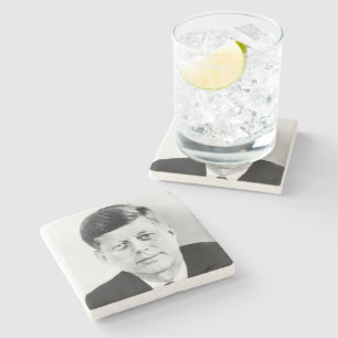 Posavasos De Piedra John Jack Kennedy Casa Blanca Presidencial de EE.