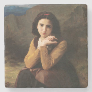 Posavasos De Piedra Joven muchacha de Bouguereau
