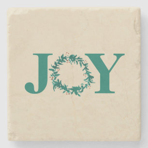 Posavasos De Piedra Joy Navidades Wreath con Berries