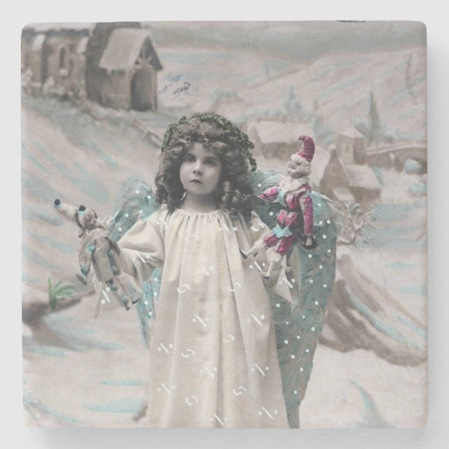 Posavasos De Piedra Joyeux Noel (Anverso)