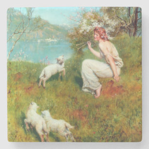Posavasos De Piedra Joys of Spring (por John Collier)