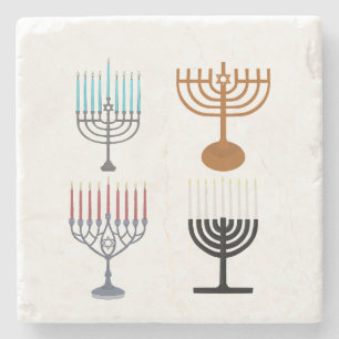Posavasos De Piedra Judaísmo Hanukkah Religión judía
