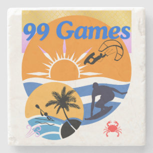 Posavasos De Piedra Juegos De Verano De 99