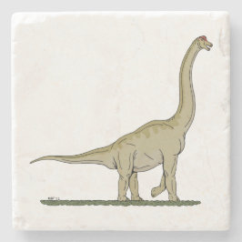Posavasos De Piedra Jurásico Dinosaurio Brachiosauro