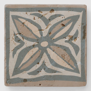 Posavasos De Piedra Kalakaua Hawaiian Tropical Tapa KL302