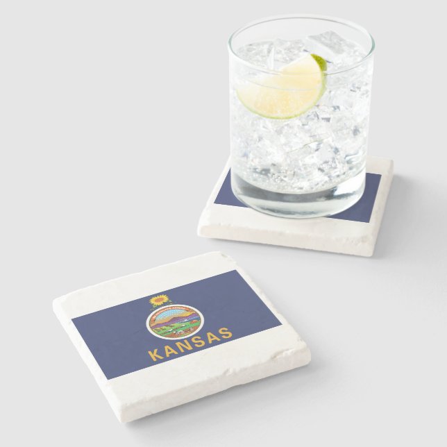 Posavasos De Piedra Kansas (Lateral)