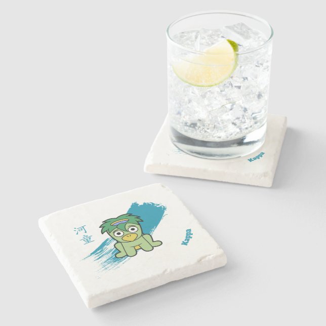 Posavasos De Piedra Kappa Yokai (Lateral)