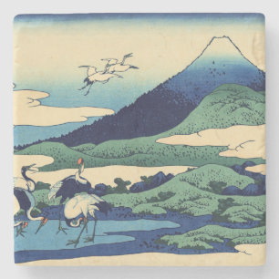 Posavasos De Piedra Katsushika Hokusai - Umegawa en la provincia de Sa