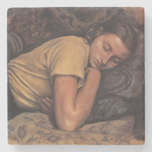 Posavasos De Piedra Katya durmiendo (por Serebriakova)