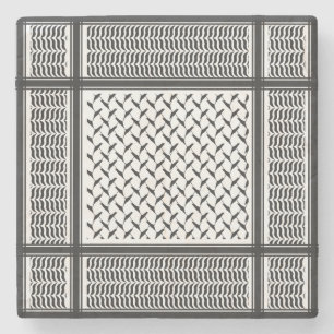 Posavasos De Piedra Keffiyeh palestina