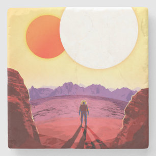 Posavasos De Piedra Kepler Space Travel Destination Planet Adventure