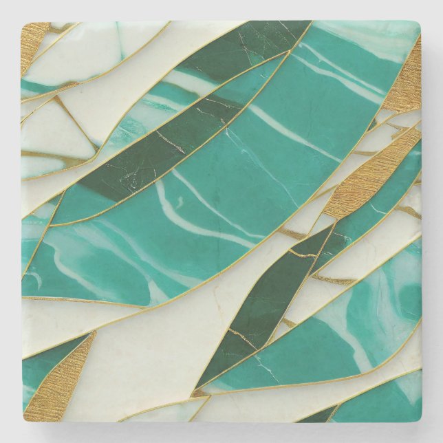 Posavasos De Piedra KintŘJade y Marble (Anverso)