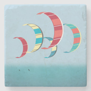Posavasos De Piedra Kitesurf