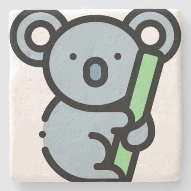 Posavasos De Piedra Koala (Anverso)