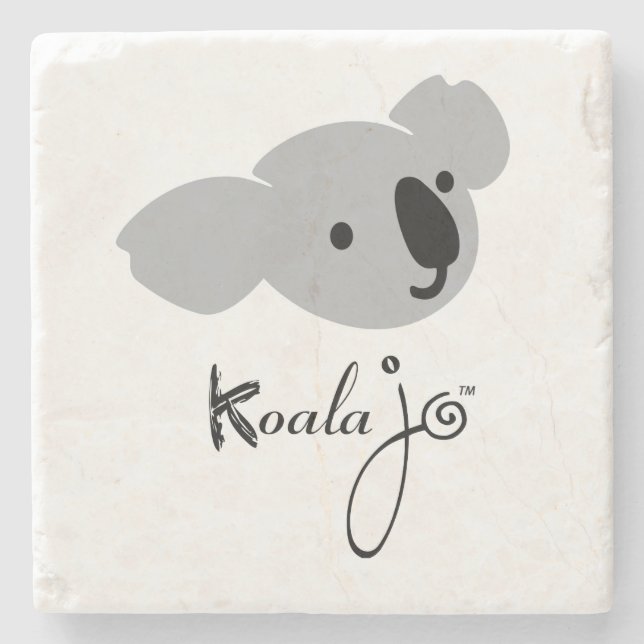 Posavasos De Piedra Koala Jo Marble Stone Coaster (Anverso)