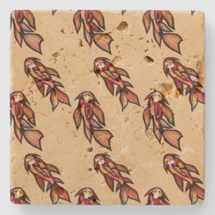 Posavasos De Piedra Koi Pond Fish Nature