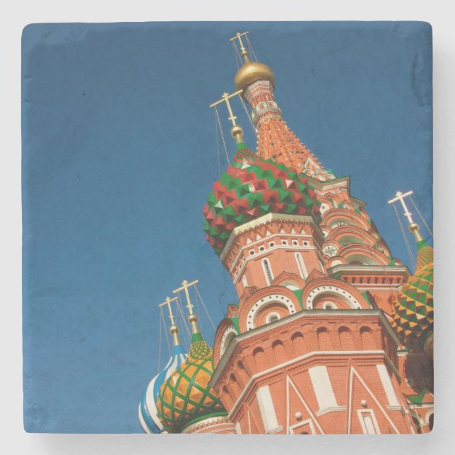 Posavasos De Piedra Kremlin, Vasiliy Bendito | Moscú, Rusia (Anverso)
