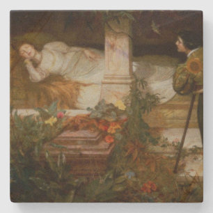Posavasos De Piedra La bella durmiente (Príncipe y princesa celestiale