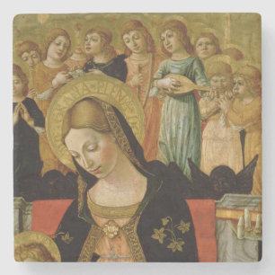 Posavasos De Piedra La boda del santo Catherine de Siena