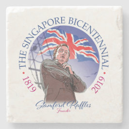 Posavasos De Piedra La colección del Bicentenario de Singapur