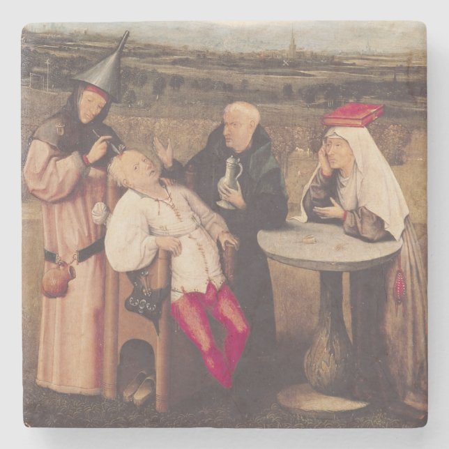 Posavasos De Piedra La curación de la locura (Anverso)