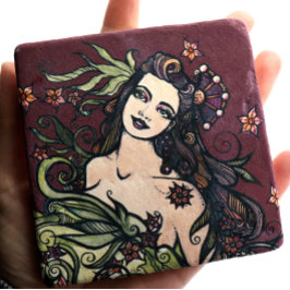 Posavasos De Piedra La diosa de la emperatriz Tarot