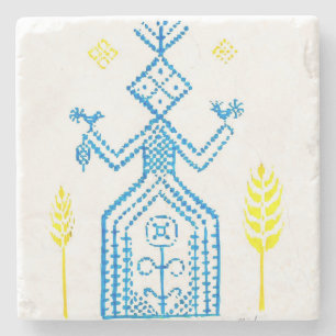 Posavasos De Piedra La diosa eslava Mokosh