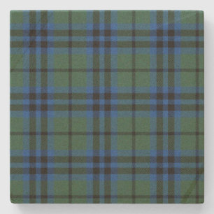 Posavasos De Piedra La escoria de piedra Keith Clan Tartan Plaid