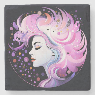 Posavasos De Piedra "La esencia de la elegancia" Belleza femenina